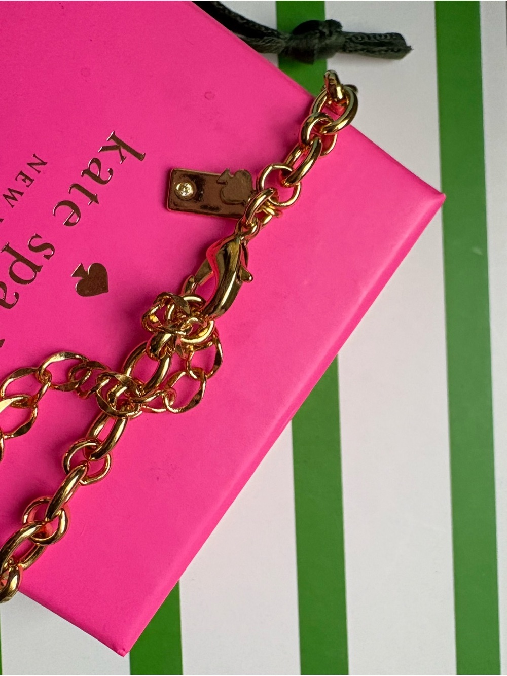 kate spade amber floral crystal necklace - Picture 3 of 5